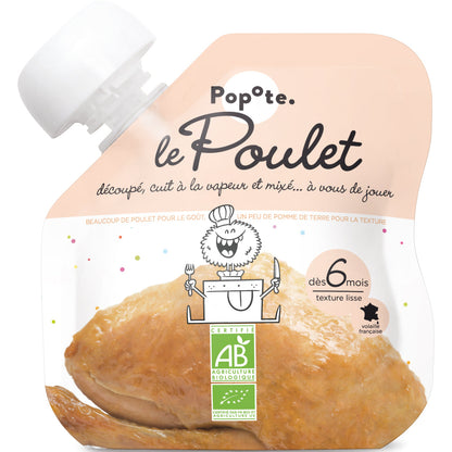 Popote -- Gourde purée poulet bio - 60 g