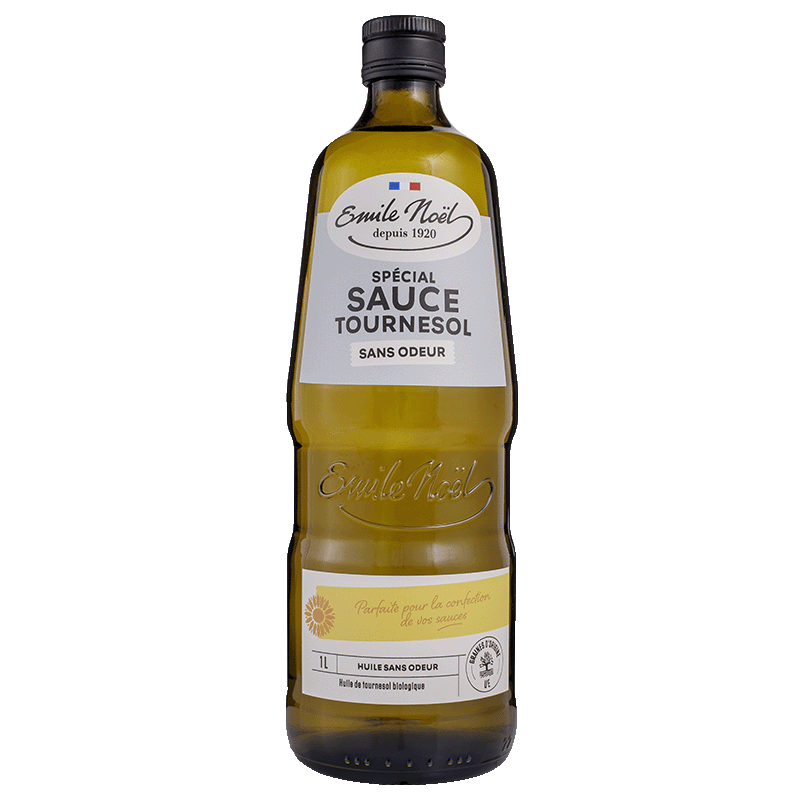 émile Noël -- Huile de tournesol spéciale sauce bio (origine France) - 1 l